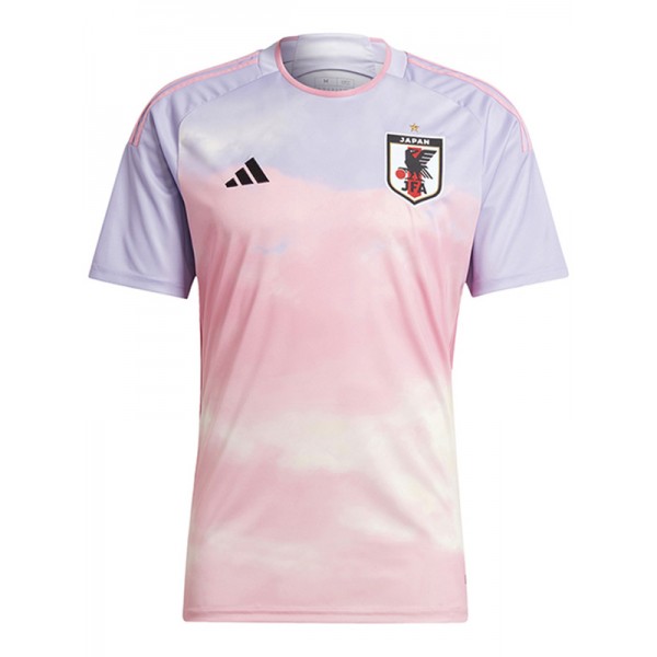 Japan maglia da trasferta divisa da calcio kit da calcio da uomo rosa secondo abbigliamento sportivo top maglia sportiva 2023 coppa del mondo da donna